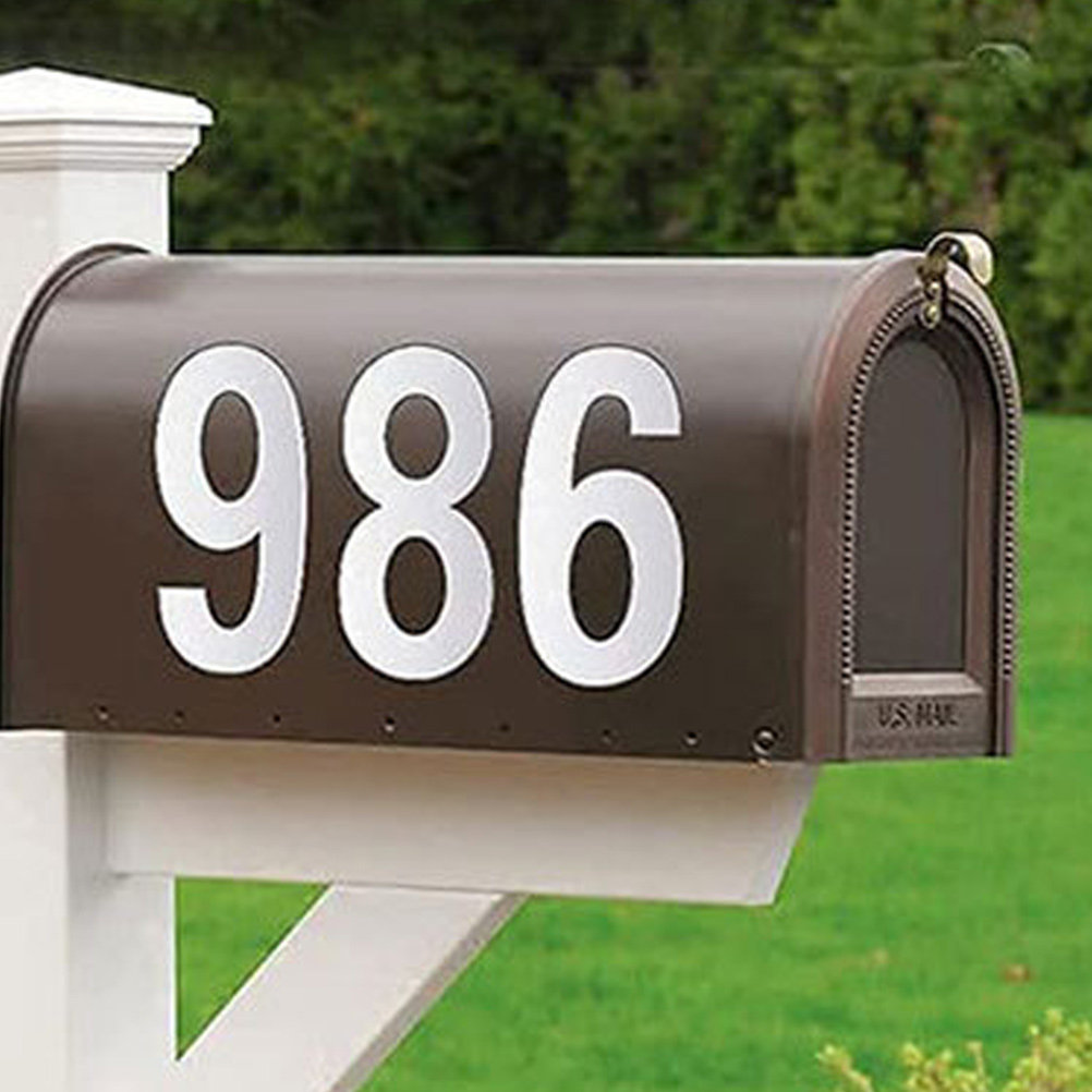 Address Home Office - 10Sets Reflective House Number Stickers Waterproof