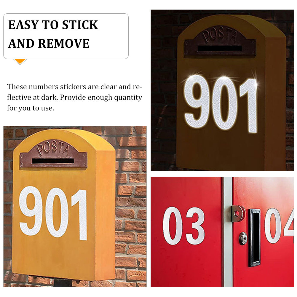 10Sets Reflective House Number – обзор и цена Address Home Office