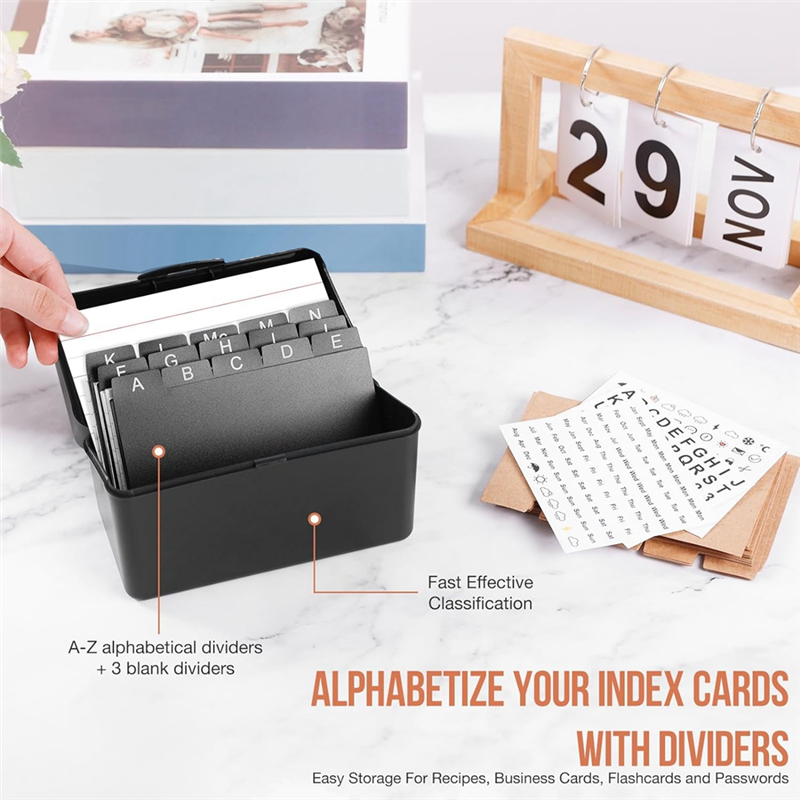3Inchx5inch Index Card Holder  – обзор и цена Address Home Office