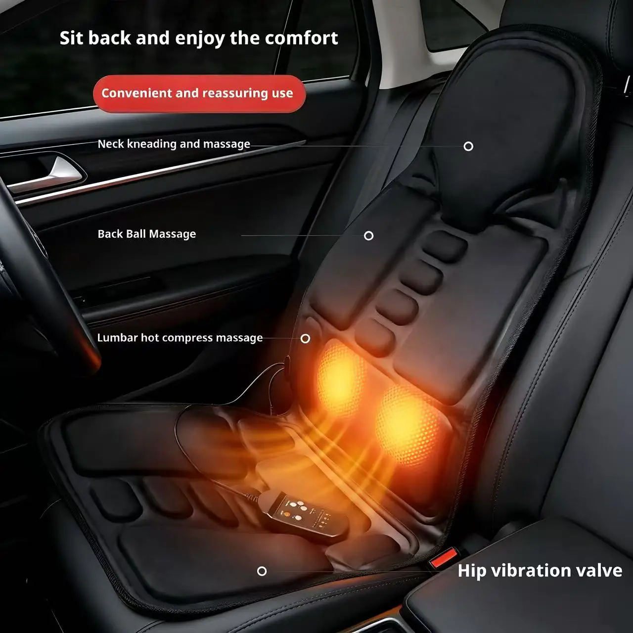 Vibration Massage Seat Cushion – обзор и цена Mesh Back Cushion