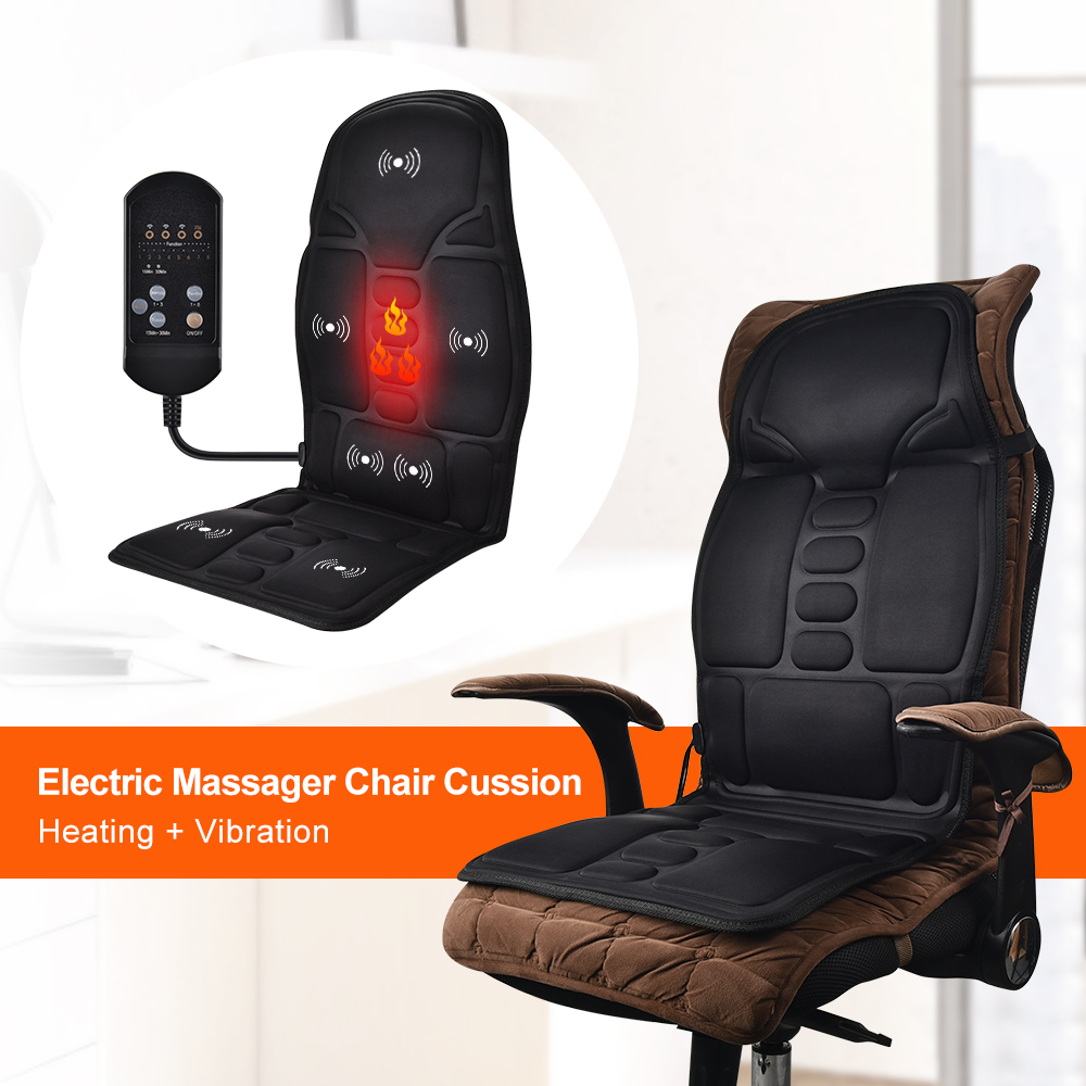 Electric Heating Vibrating Mas – обзор и цена Mesh Back Cushion