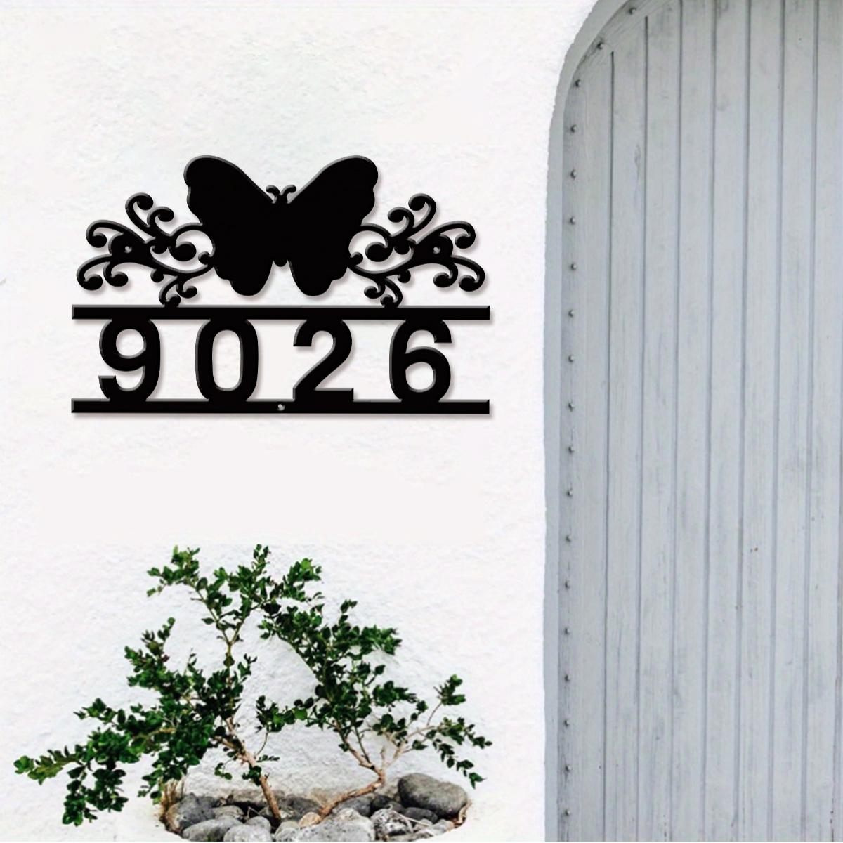 1Pc Custom butterfly Metal Str – обзор и цена Address Home Office