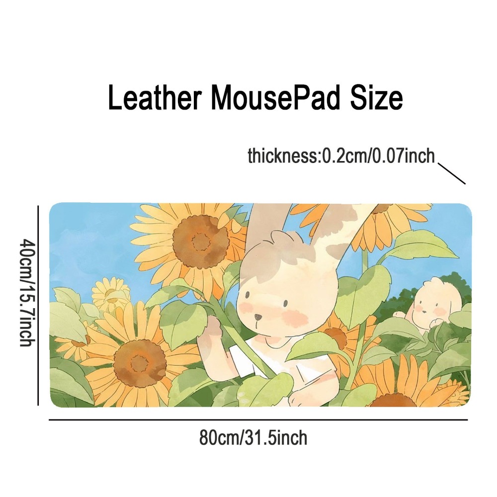 Kawaii Rabbit Sunflower Desk M – обзор и цена Mousepad Xl Extended