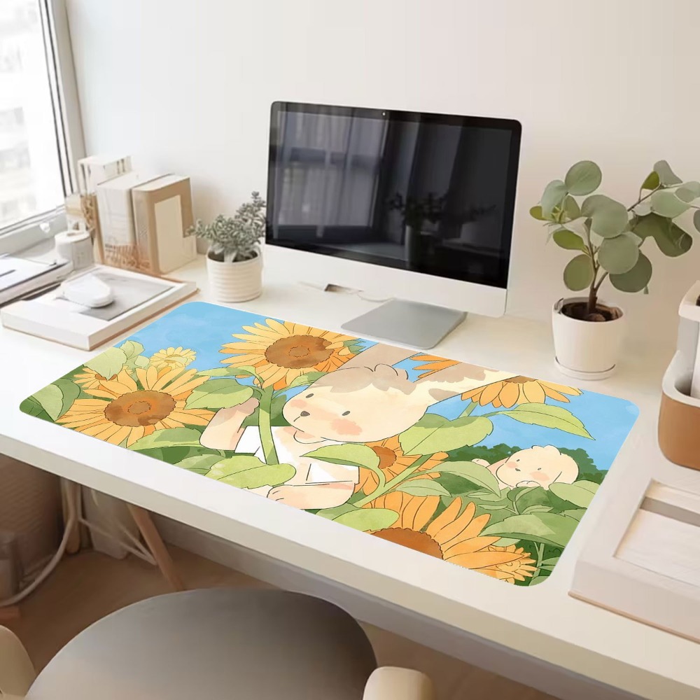 Kawaii Rabbit Sunflower Desk M – обзор и цена Mousepad Xl Extended