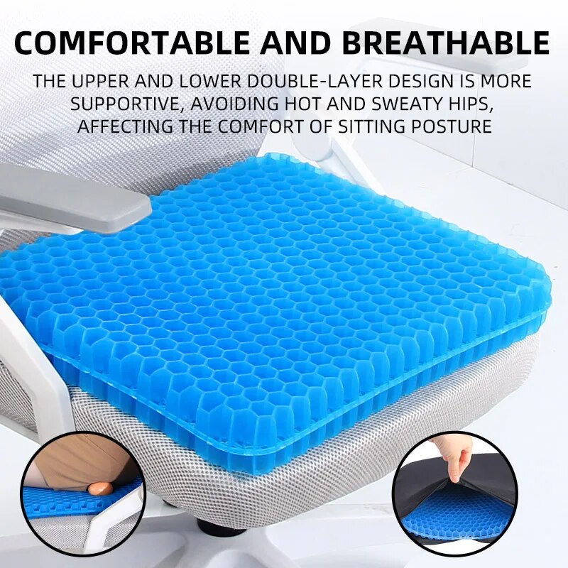 Extra Thick Gel Seat Cushion B – обзор и цена Mesh Back Cushion