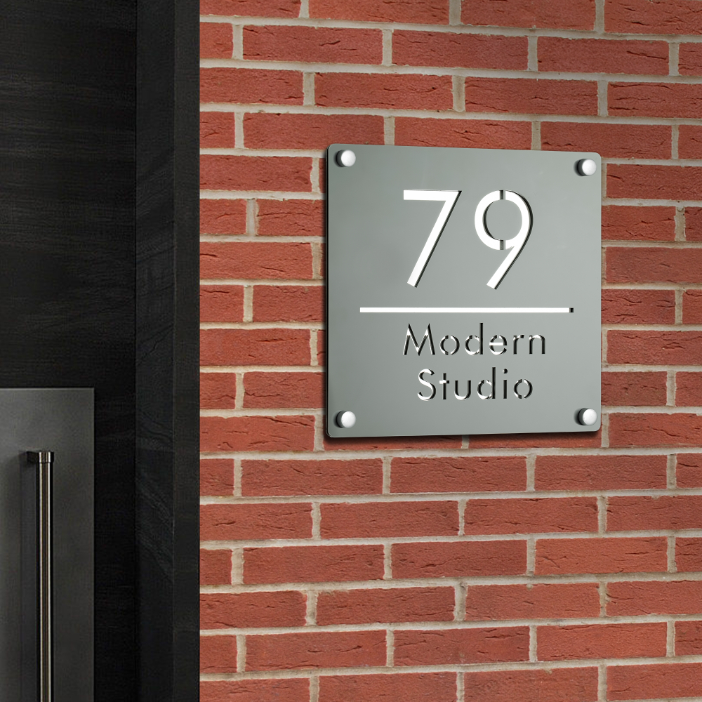 Modern Door Plates Customized  – обзор и цена Address Home Office
