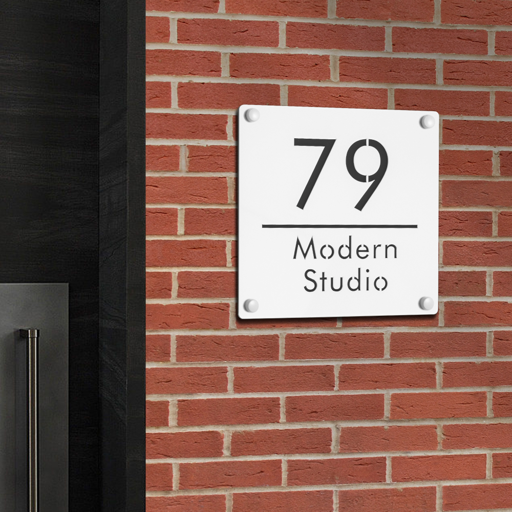 Modern Door Plates Customized  – обзор и цена Address Home Office