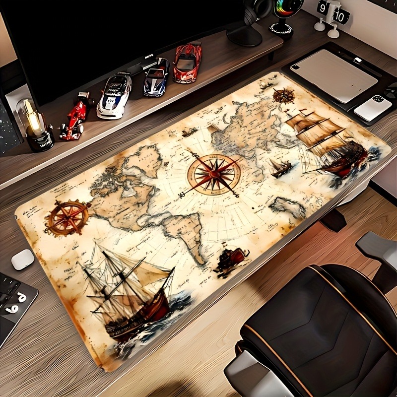 1 piece retro nautical chart d – обзор и цена Mousepad Xl Extended